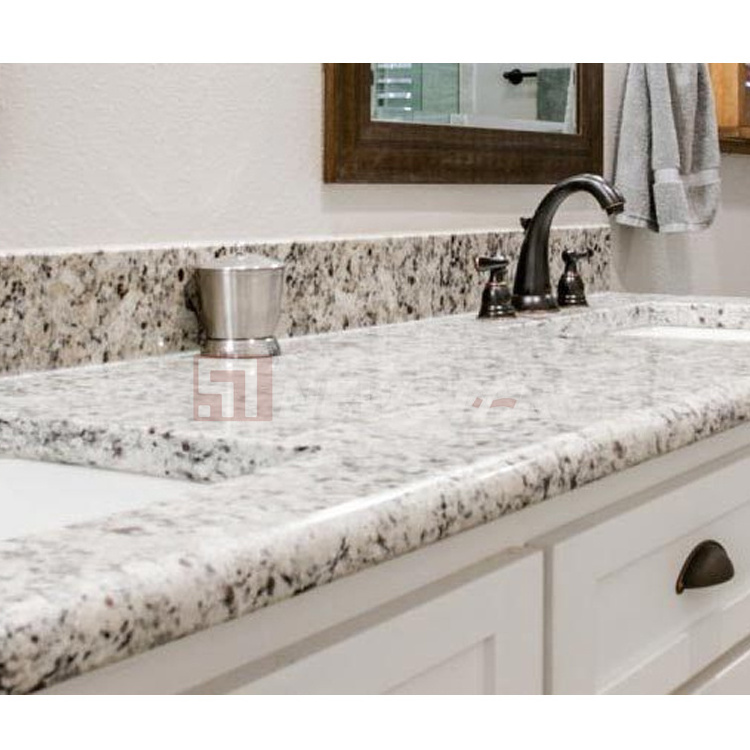 Natural Stone Granite Countertop Slab Worktop Kitchen Imperial White Granite Vanity Tops Granite Countertop