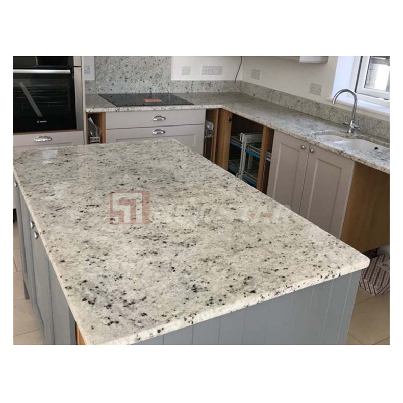 Factory Price Polished Granite Kitchen Countertops Imperial White Granite Half Slab Tiles Vanity Tops Granite Countertops