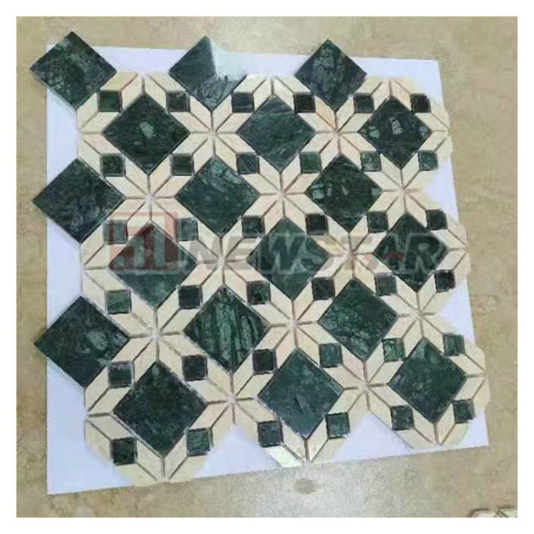 dark emperador stone tile wall slab for living room decoration bathroom tile wall and floor mix marble mosaic tile