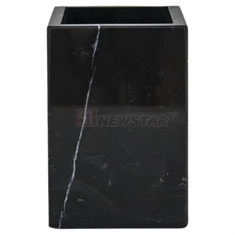 Newstar Nero Marquina Black Marble Sink Basin Modern Designs Square Marble Stone Bathroom Vanities Bathroom Sink