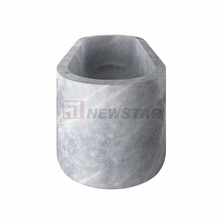 Newstar Luxury Stone Bathtub Natural Marble Bathtub For Home Decoration Handmade Polished Marble Bathtub