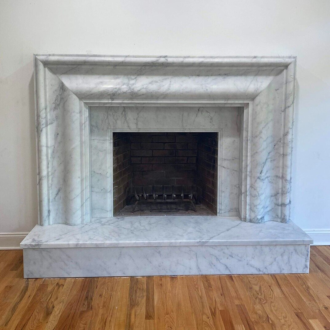 Custom indoor classic design elegan marble fireplaces china limestone natural stone living room freestanding wall fireplace