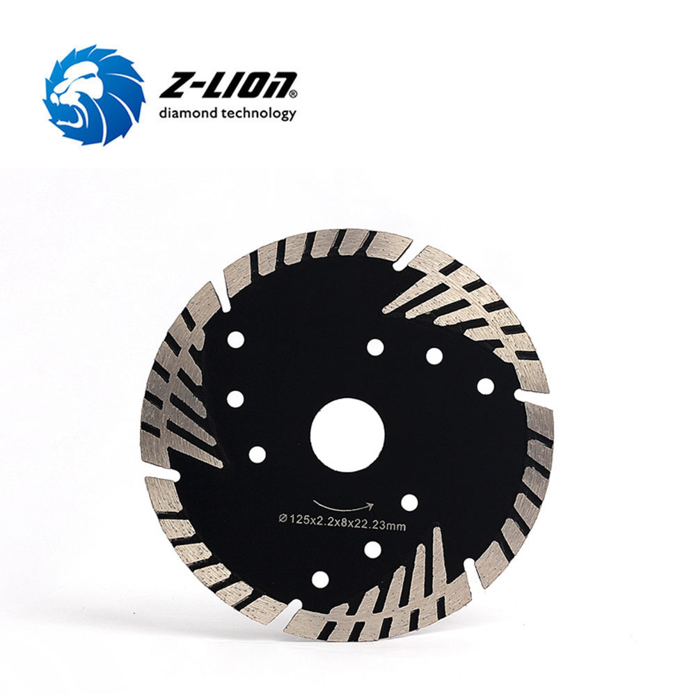 5 Inch 125mm Hot Pressed Turbo Diamond Saw Blade for Granite Sandstone Concrete