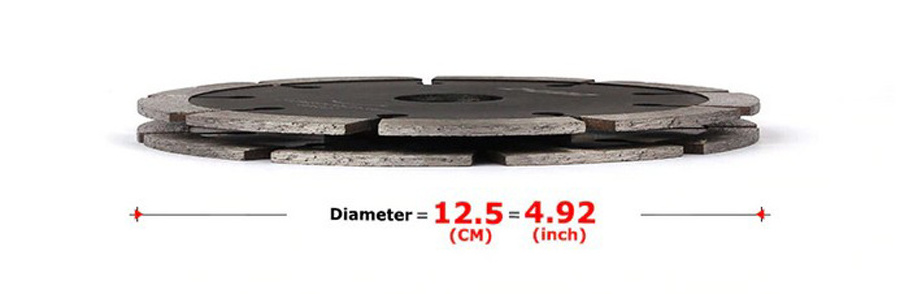 Sandwiched Diamond Tuck Point Blades / Laser welded segments