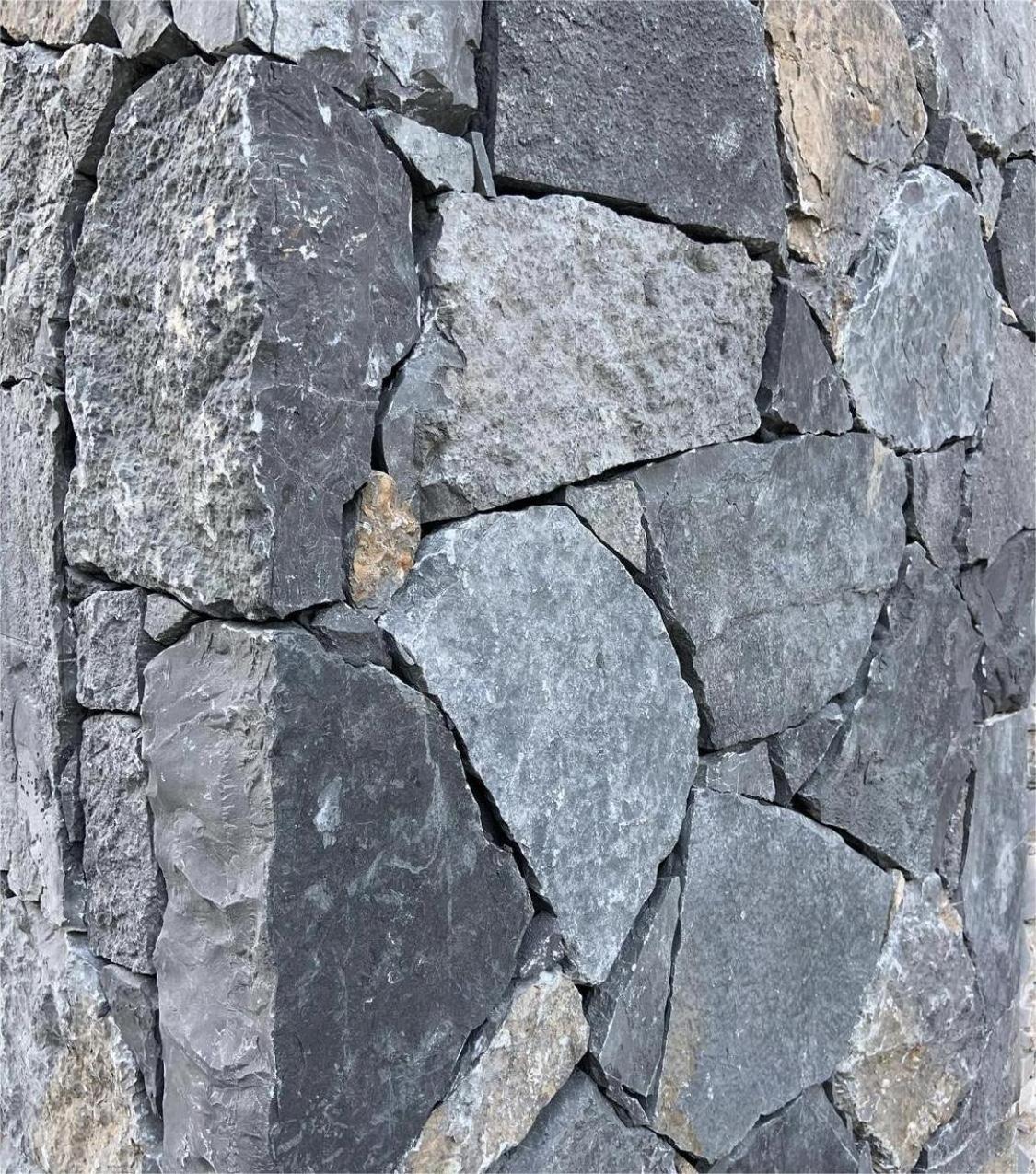 SHIHUI Hot Sales Natural Blue Quartzite Stone Wall Panels Dry Stack Stone Wall Cladding Stone Veneer Wall Cladding Exterior