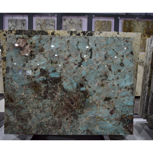 SHIHUI Kitchen Countertops Amazonite Green Marble Quartzite Slabs Modern Design Polished Surface Wholesale OEM/ODM Table Tops