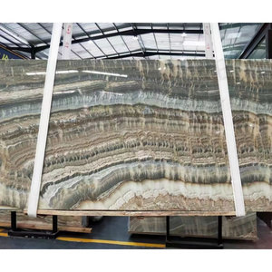 SHIHUI Wholesale High Quality Natural Stone Backlit Onice Grigo Onyx Slab Translucent Slab For Villa Decor Onice Grigo Onyx