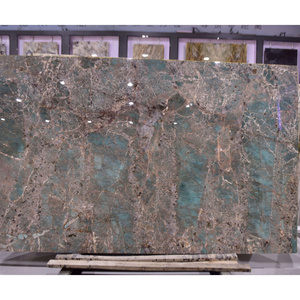 SHIHUI Wholesale OEM/ODM Brazil Green Stone Quartzito Kitchen Countertops Amazonite Green Marble Quartzite Slabs For Table Tops