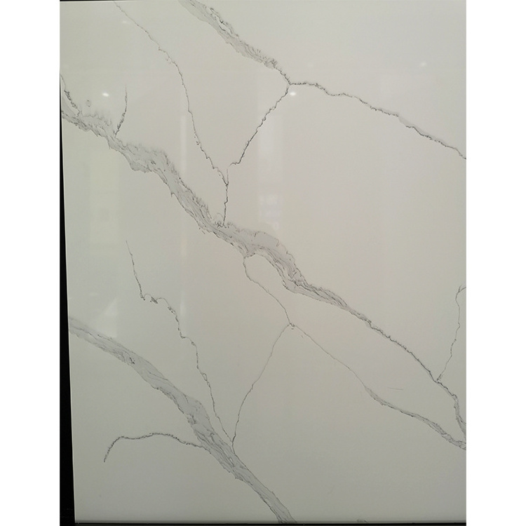 SH8309 Artificial Marble Vein Quartz Stone Big Slabs Faux Stone Slab