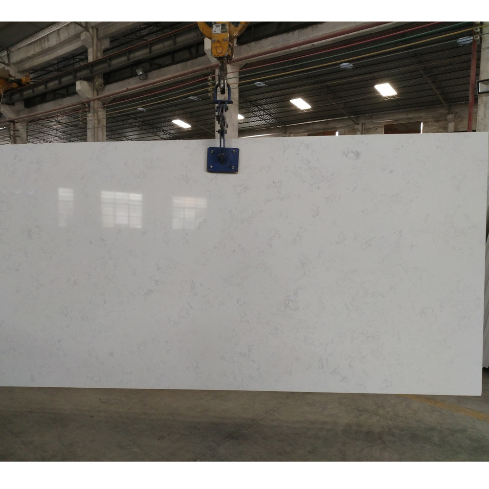 SH7820 Hot Sales Carrara White Cheap White Quartz Stone Slab Marble Quartz Stone Carrara White Quartz Stone