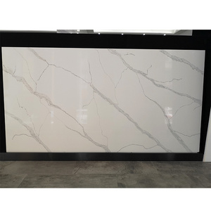 SH8309 Artificial Marble Vein Quartz Stone Big Slabs Faux Stone Slab