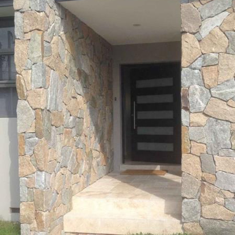 Design Uncut Irregular Shaped Natural Stack Stone Veneer Wall Cladding Exterior Stone Cladding