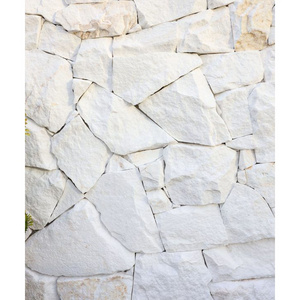 SHIHUI Natural Wall Cladding Stone White Quartzite Dry Stack Stone Wall Cladding Exterior Stone Veneer