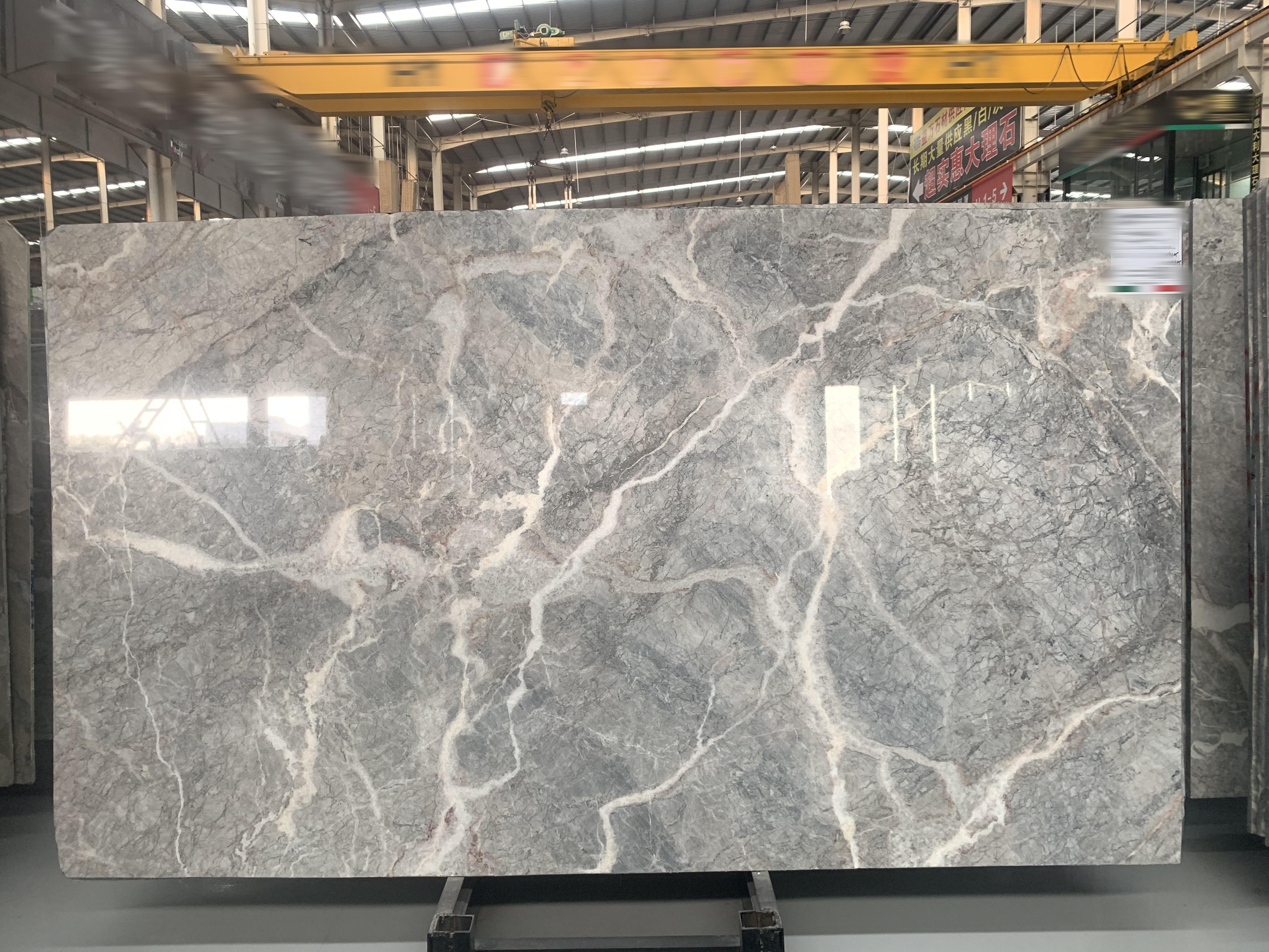 Italy Marble Fior Di Pesco Carnico Polished Natural Marble Slabs Grey Marble Slabs For Bathroom Wall And Floor