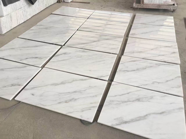 Cheapest Chinese Guangxi White Marble Big Natural White Marble Floor Tile For Home Decor