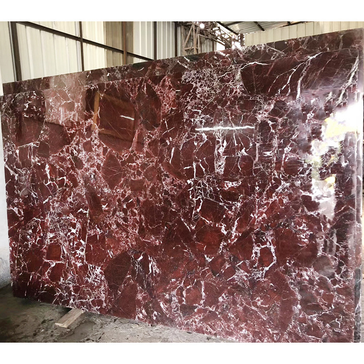 Good Design Rosso Levanto Red Marble Countertop