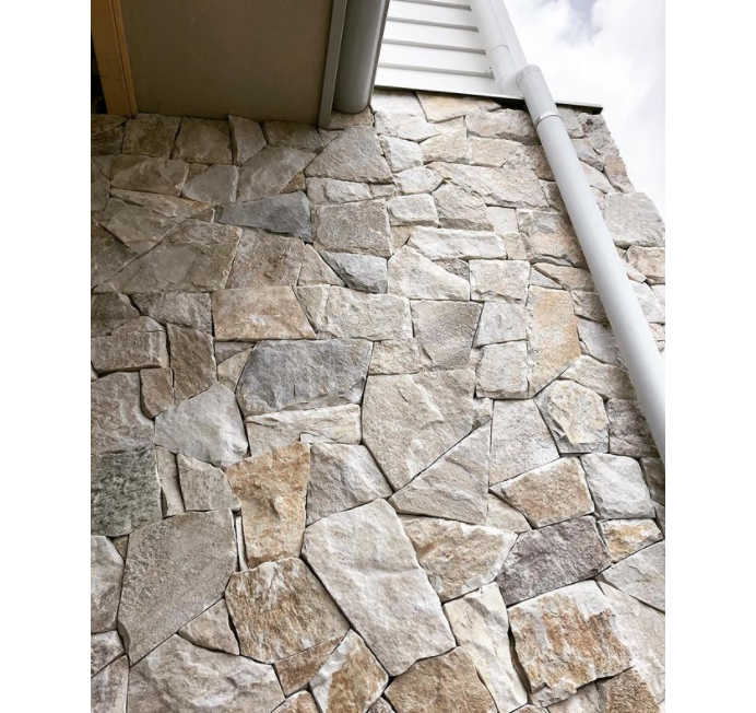 SHIHUI Wholesale Price Buff Quartzite Dry Stack Stone Veneer Natural Exterior Stone Wall Cladding Outdoor Stone for Walls