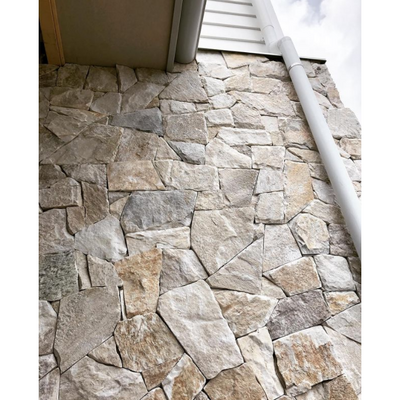 SHIHUI Wholesale Price Buff Quartzite Dry Stack Stone Veneer Natural Exterior Stone Wall Cladding Outdoor Stone for Walls