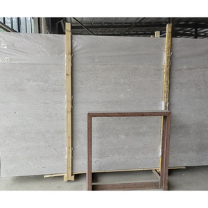 SHIHUI Modern Hotel Bathroom Countertop Floors Walls Grey Travertine Natural Marble Slabs Polished Wholesale Chinese Travertine