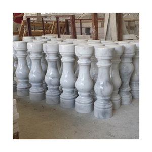 Guangxi White Marble Stone Column for Home Decoration