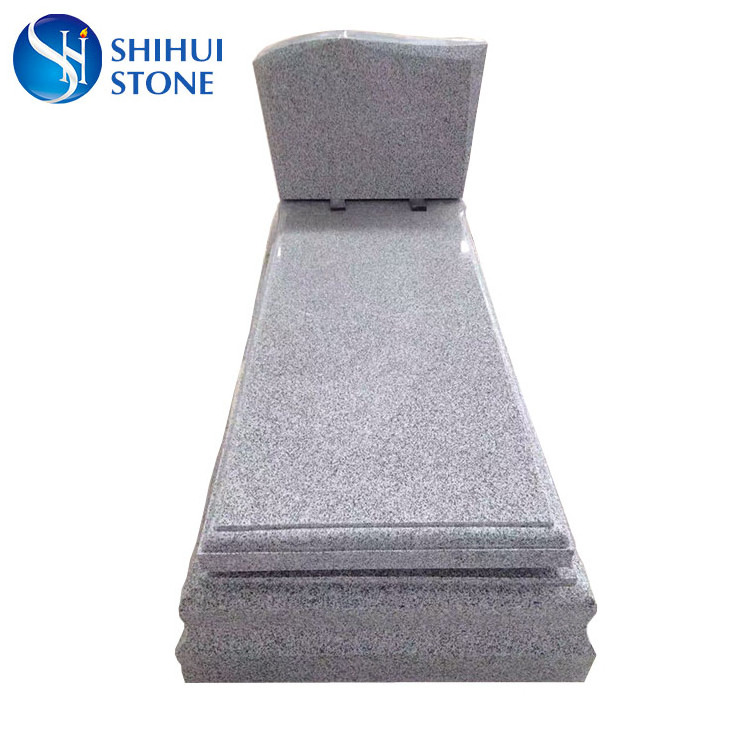 Beautiful Machinery Cutting Granite Headstone Cover For Cemetery