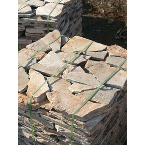 Mesh mounted meshed flagstone Pavers Mats Natural Slate Stone