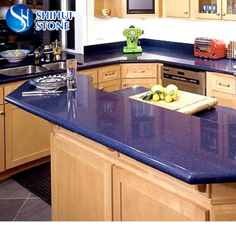 Custom Design Man-made Stone Purple Quartz Stone Kitchen Countertops