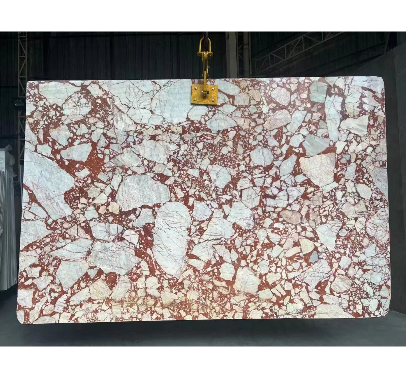 SHIHUI Wholesales Polished Red Marble Slabs Unique Natural Stone for Modern Interior Wall & Floor Decoration for Hotels