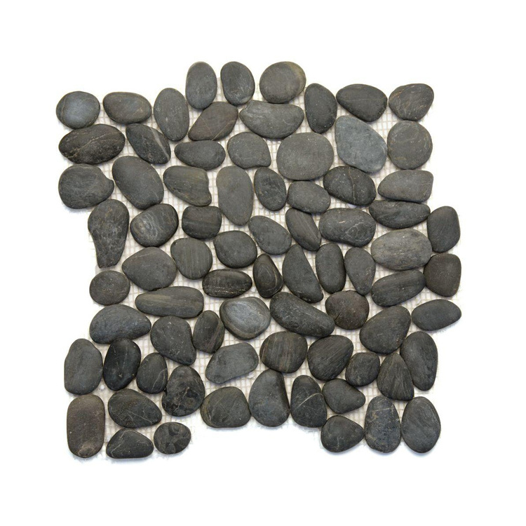 Garden Natural Pebble Stone Mosaic Tile Supplies,River Rock Tile,River Stone Tile