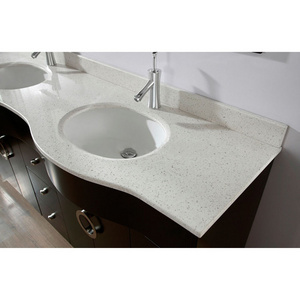 SHIHUI Good Quality Quartz Vanity Tops With Sink