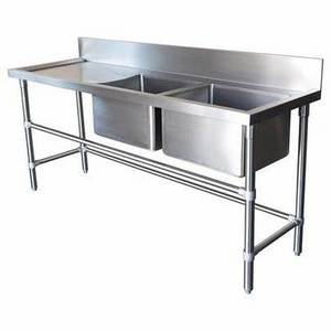 SHIHUI Stainless Steel Industrial Laundry Sinks Commerical Freestanding Utility Wash Basin Sinks