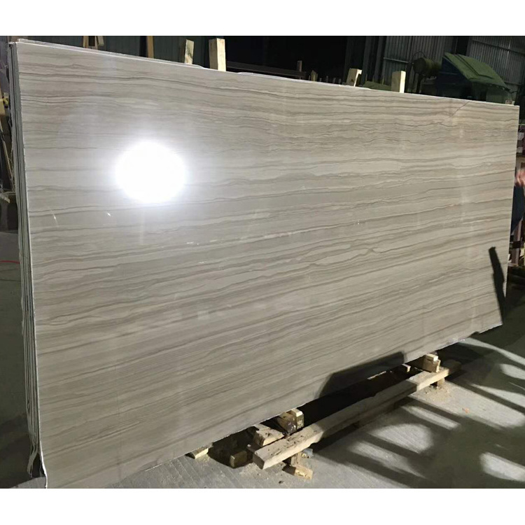 SHIHUI Chinese Natural Slab Stone Athens Grey Marble Athens Wood Marble