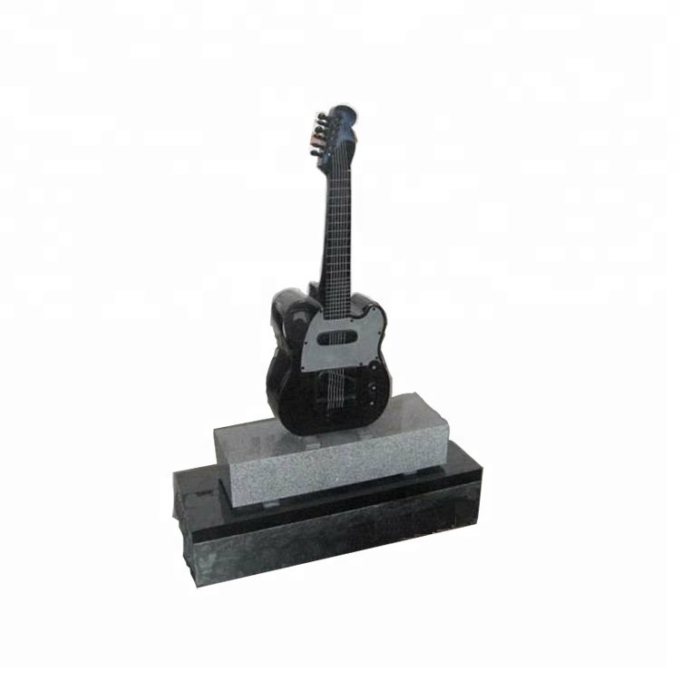 Wholesale granite guitar headstones monuments