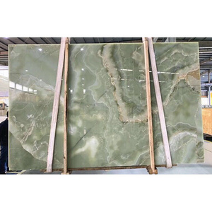 SHIHUI Onyx Marble Natural Stone Slabs Green Graphic Design Modern Hotel Transparent Backlit Yellow Polished Green Onyx Big Slab