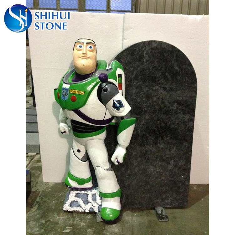 SHIHUI Buzz LIGHT YEAR Design BAHAMA Blue Granite Headstone For Child