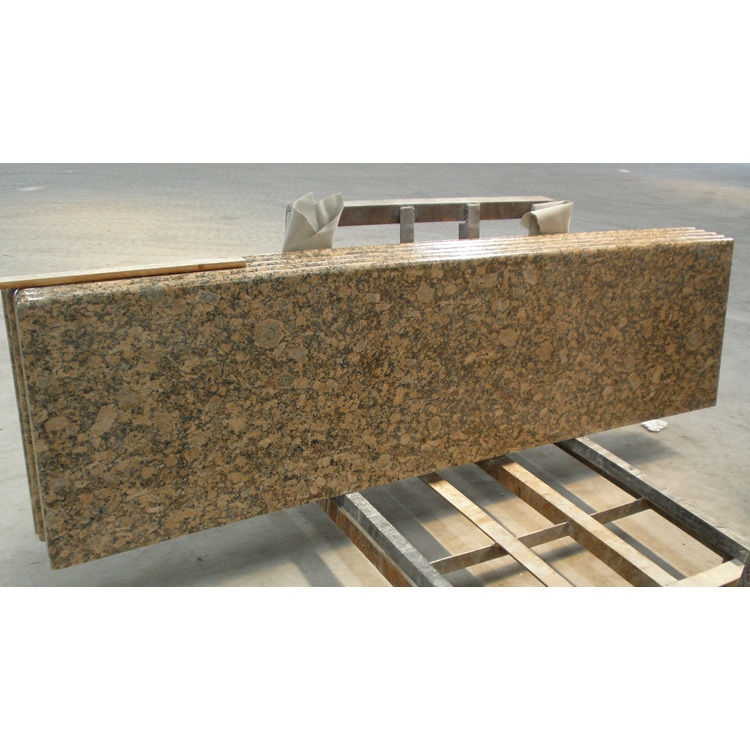 Polished Surface Golden Yellow Stone Worktop giallo fiorito granite bathroom vanitytop Giallo Fiorito Granite Kitchen Countertop