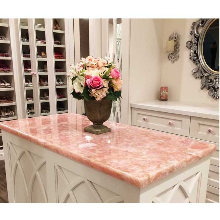 Luxury Quartz Stone Rose Quartz Countertops