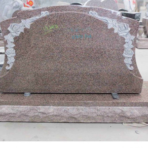 Pink granite headstones cheap prices for sale