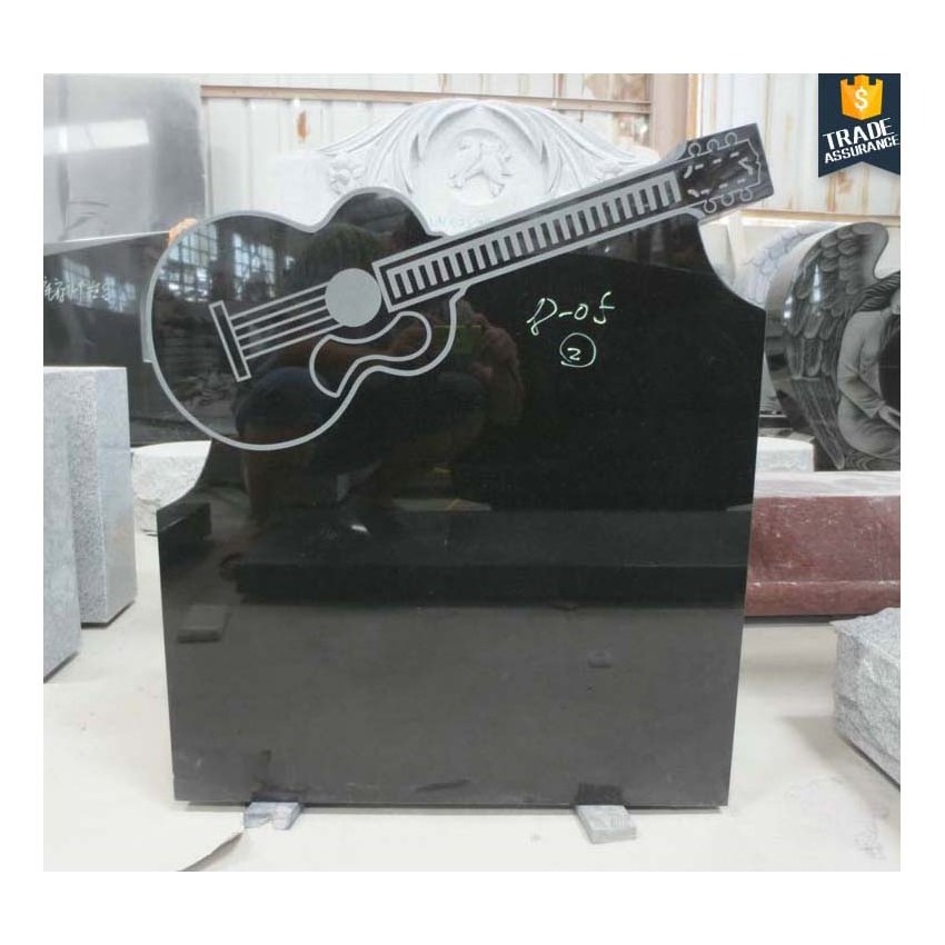 Hand carved good price guitar headstone