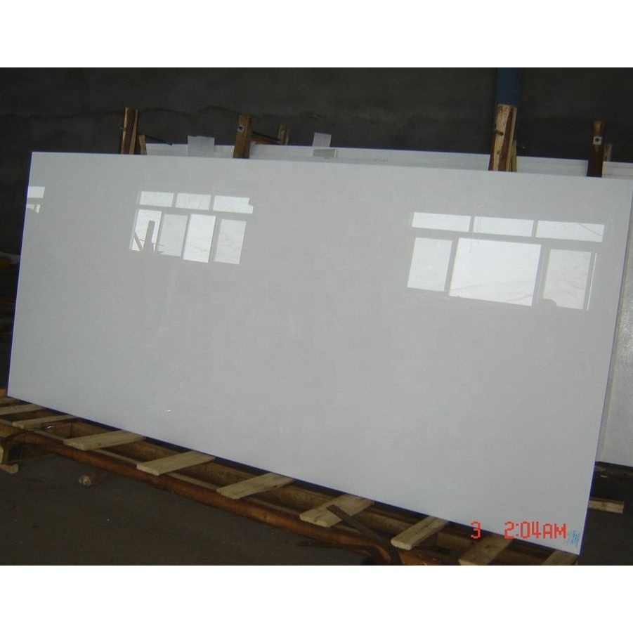 SHIHUI Good Price Nano White Artificial Stone Slabs Nano Crystallized Glass Panels