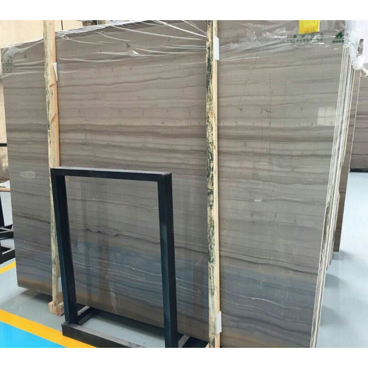 SHIHUI Chinese Natural Slab Stone Athens Grey Marble Athens Wood Marble