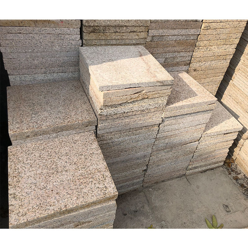 big slab stone paver driveway villa paving stones MillStone Pavers for driveway outdoor granite cubic flooring grey beige block