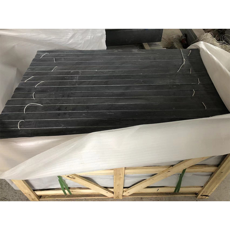 Qinyuan Stone Black Granite Threshold Double Beveled Door Panel Marble Skirting flooring accessories