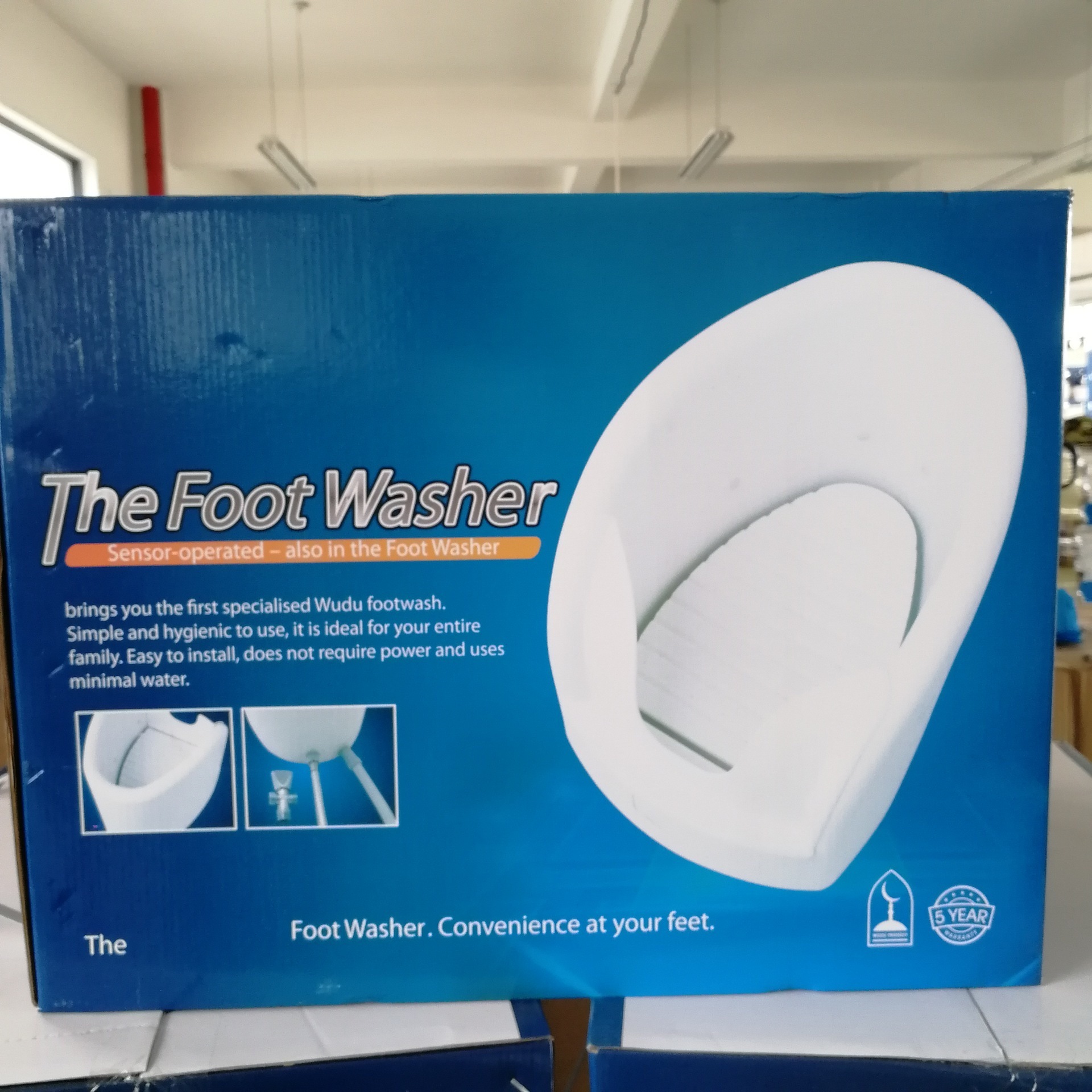 Automatic Muslim Prayer Wash Basin Workplace muslim wudu foot washer outdoor bathroom portable basin with wudu foot washer