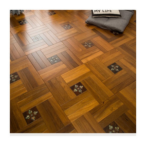 Parquet Flooring Colorful Shell Pear And Solid Wood Composite Flooring Floor Heating Living Room Bedroom Corridor