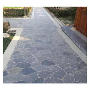 Grey slate tile patio paving tile stone floor tiles driveway swimming pool random mesh welsh outdoor floor carpet cantera stone/