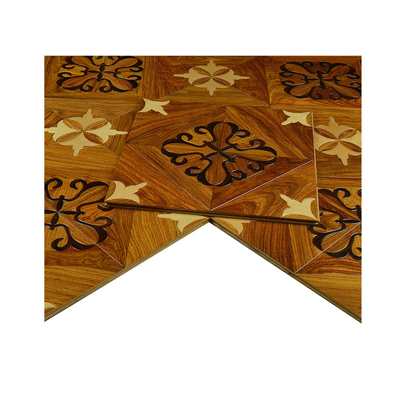 Asian rosewood parquet floor solid wood multi-layer composite floor background wall floor heating professional 15mm