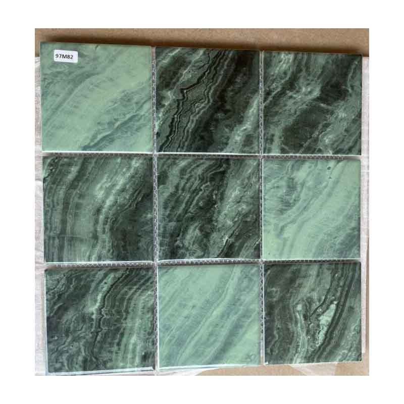 97x97mm big Ceramic tile for swimming pool mosaics green porcelain bathroom shower tiles