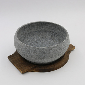 12cm 16cm 18cm 20cm stone bowl spice tool  medical crusher granite bowl natural stone cookware supplier granite stone cookware