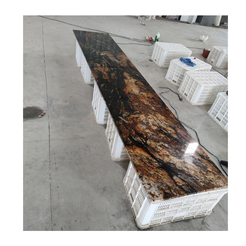 Granite countertops natural stone black granite kitchen countertop island top countertops vanity tops quartz